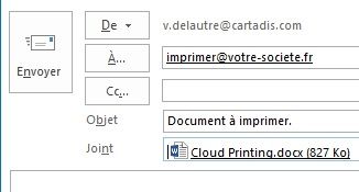 Gespage Cloud Printing email