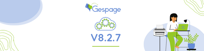 New version 8.2.7 of Gespage 1 • Gespage