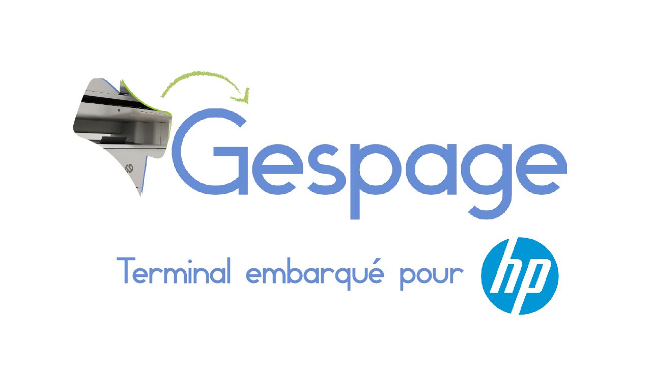 Logiciel Gespage sur l'eTerminal HP 1 • Gespage