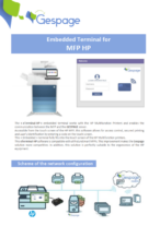 Terminal embarqué pour MFP HP 3 • Gespage