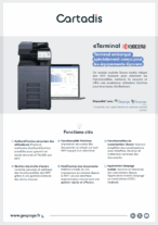 Terminal embarqué pour MFP KYOCERA 6 • Gespage