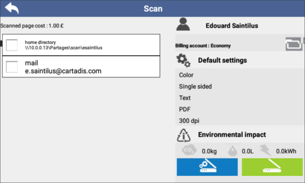 Lexmark embedded terminal 4 • Gespage
