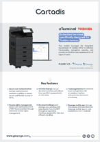 Terminal embarqué pour MFP TOSHIBA 10 • Gespage