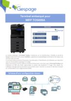 Terminal embarqué pour MFP TOSHIBA 9 • Gespage