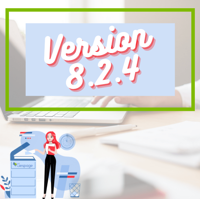 Nouvelle version 8.2.4 de Gespage 1 • Gespage