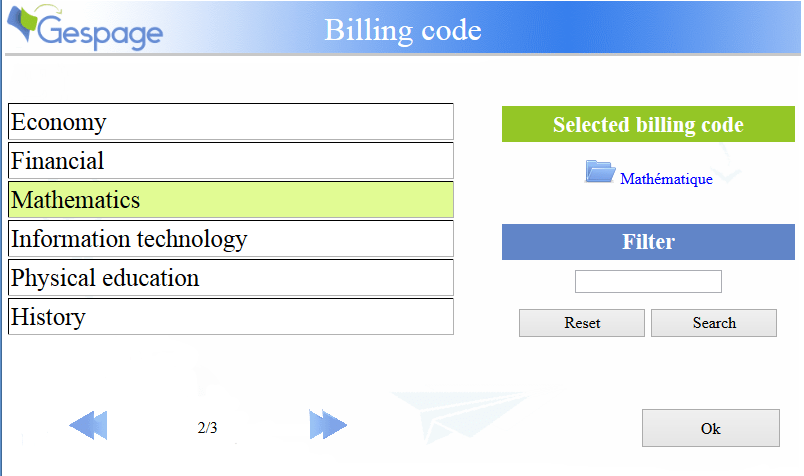 billingCode