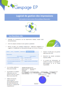 Module Gespage Print 1 • Gespage