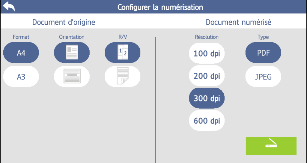 Terminal embarqué Sharp 4 • Gespage