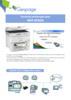 Terminal embarqué pour MFP EPSON 2 • Gespage